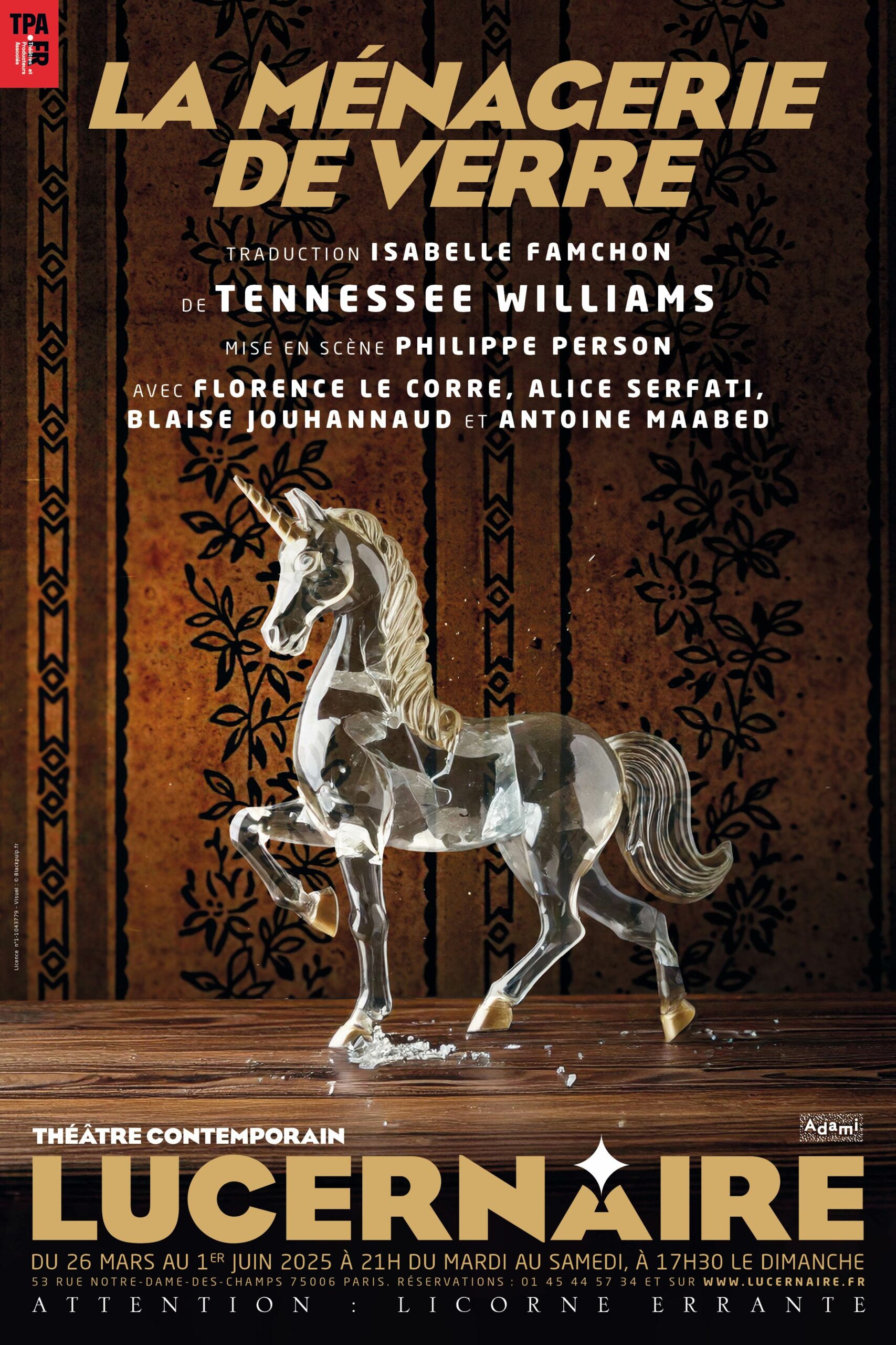 Rencontre LA MÉNAGERIE <br> DE VERRE