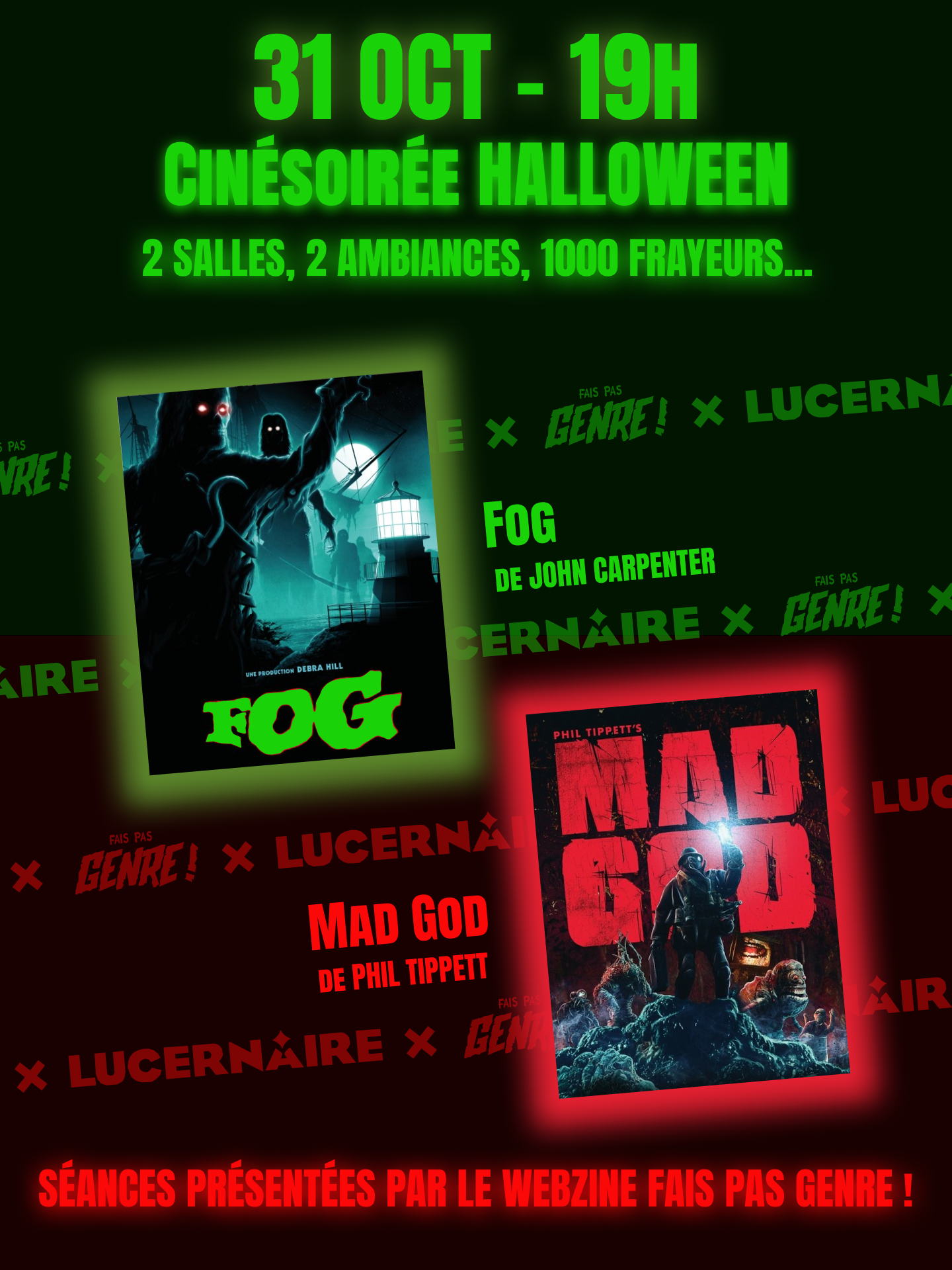 Ciné-soirée Halloween x Fais pas genre