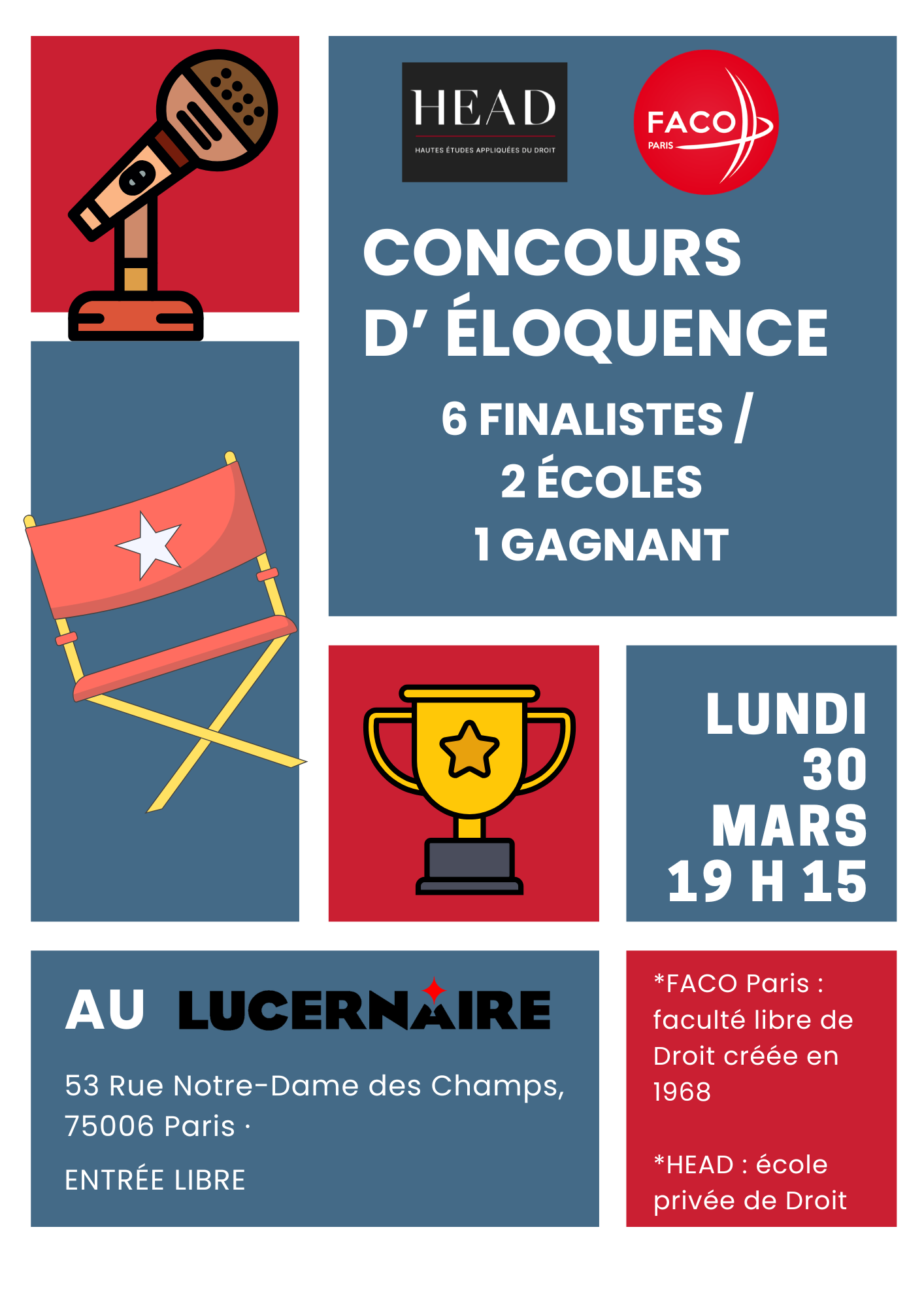 CONCOURS D&rsquo;ÉLOQUENCE