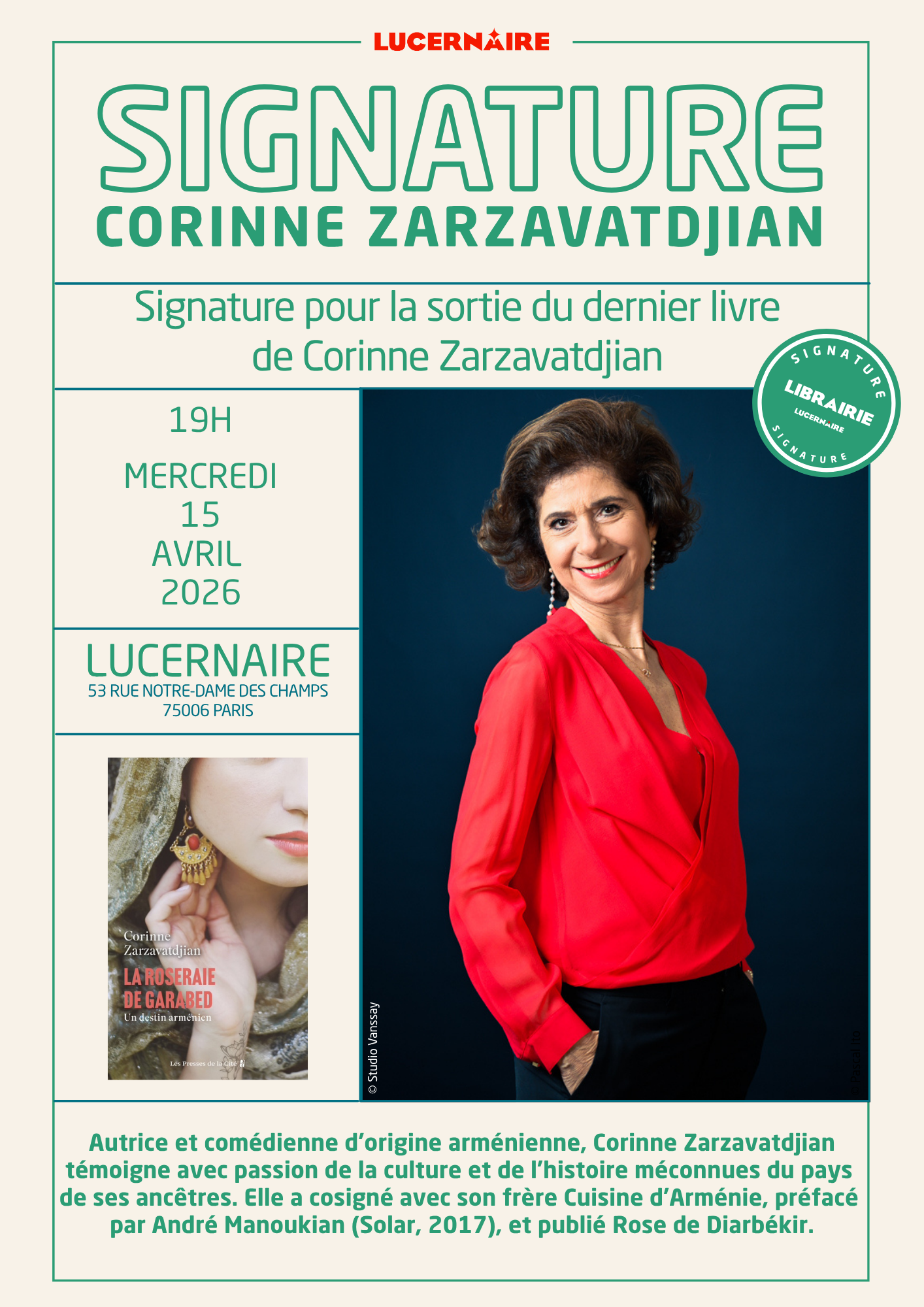 SIGNATURE CORINNE ZARZAVATDJIAN